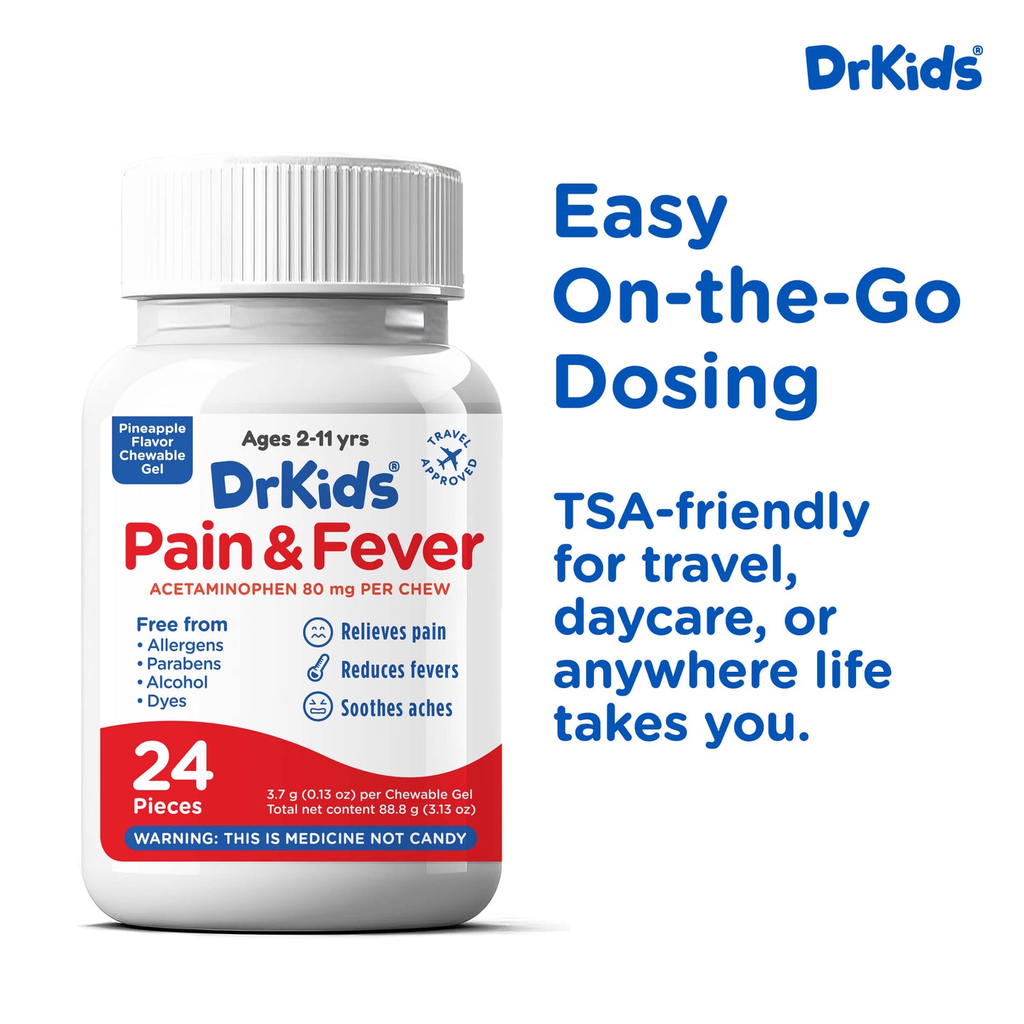 DrKids Children’s Pain & Fever Chewable Gels