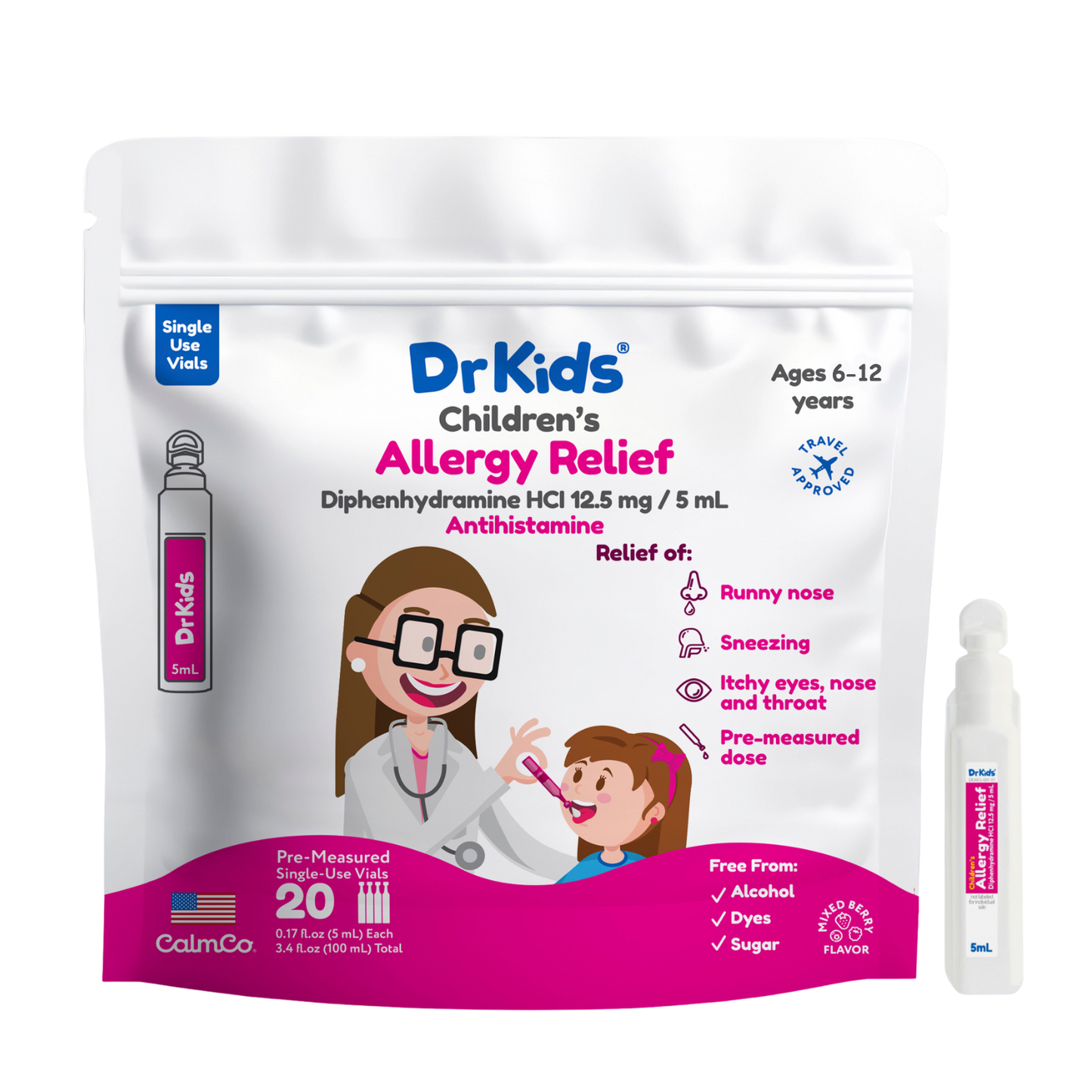 DrKids Children's Allergy Relief Single-Use Vials