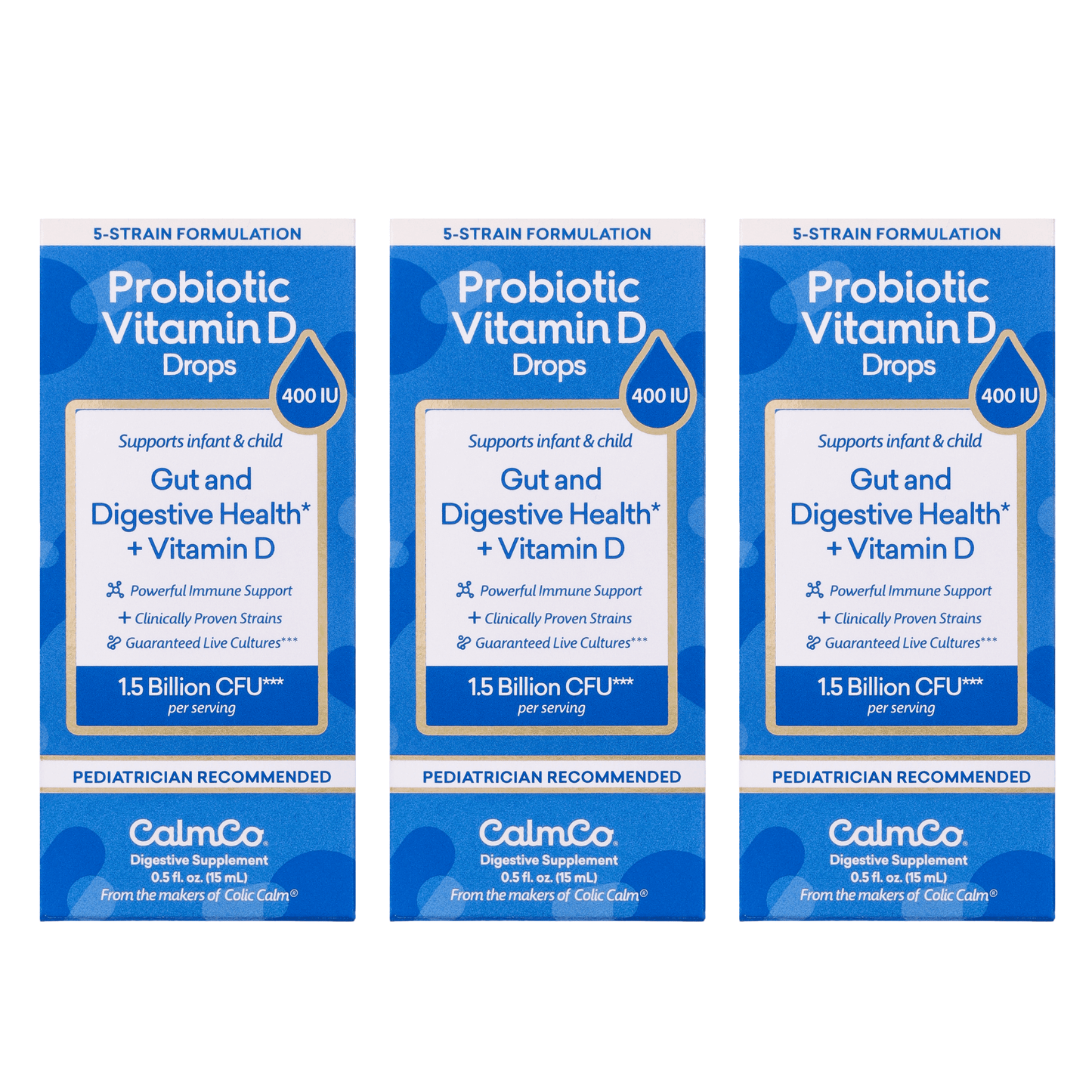 CalmCo Probiotic Vitamin D Drops