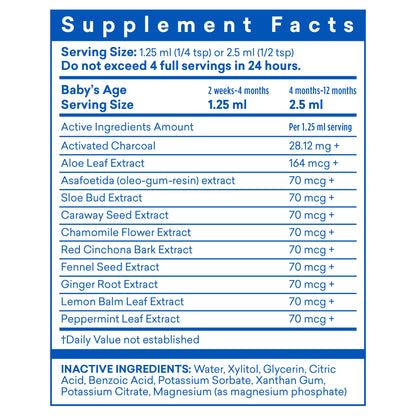 Colic Calm Plus Liquid Dietary Supplement Gripe Water (Extra Strength)