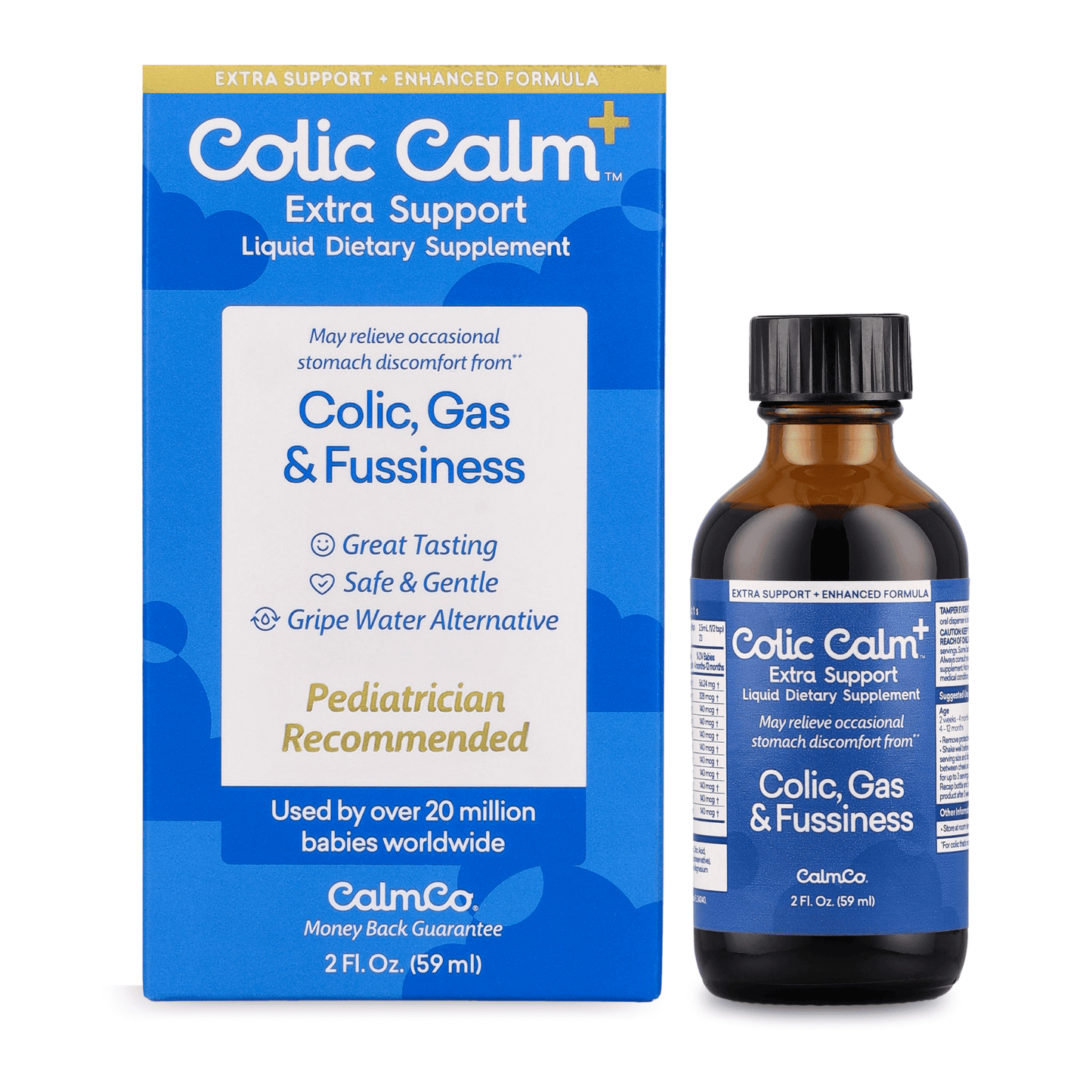 Colic Calm Plus Liquid Dietary Supplement Gripe Water (Extra Strength)