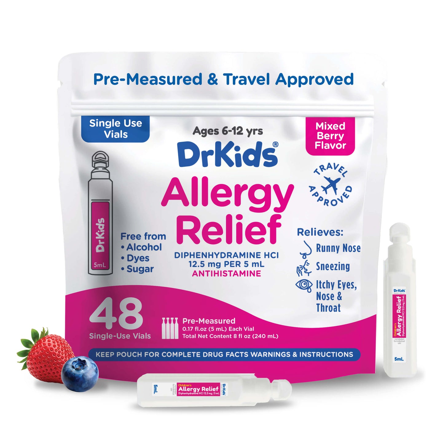 DrKids Children's Allergy Relief Single-Use Vials