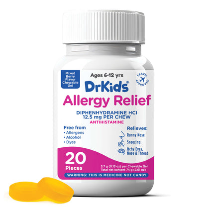 DrKids Allergy Relief Chewable Gels (Mixed Berry)