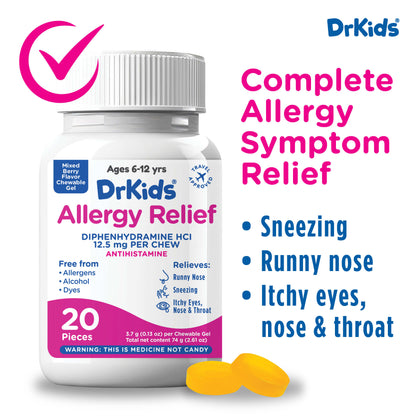 DrKids Allergy Relief Chewable Gels (Mixed Berry)