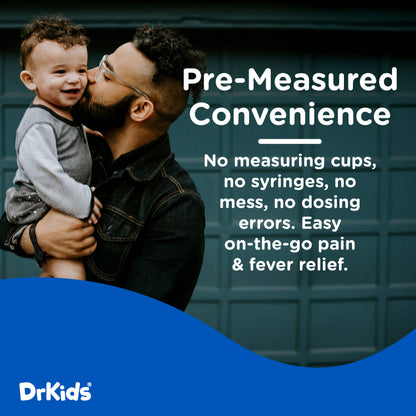 DrKids Children's Pain + Fever Single-Use Vials