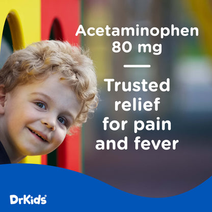 DrKids Children’s Pain & Fever Chewable Gels (Strawberry)