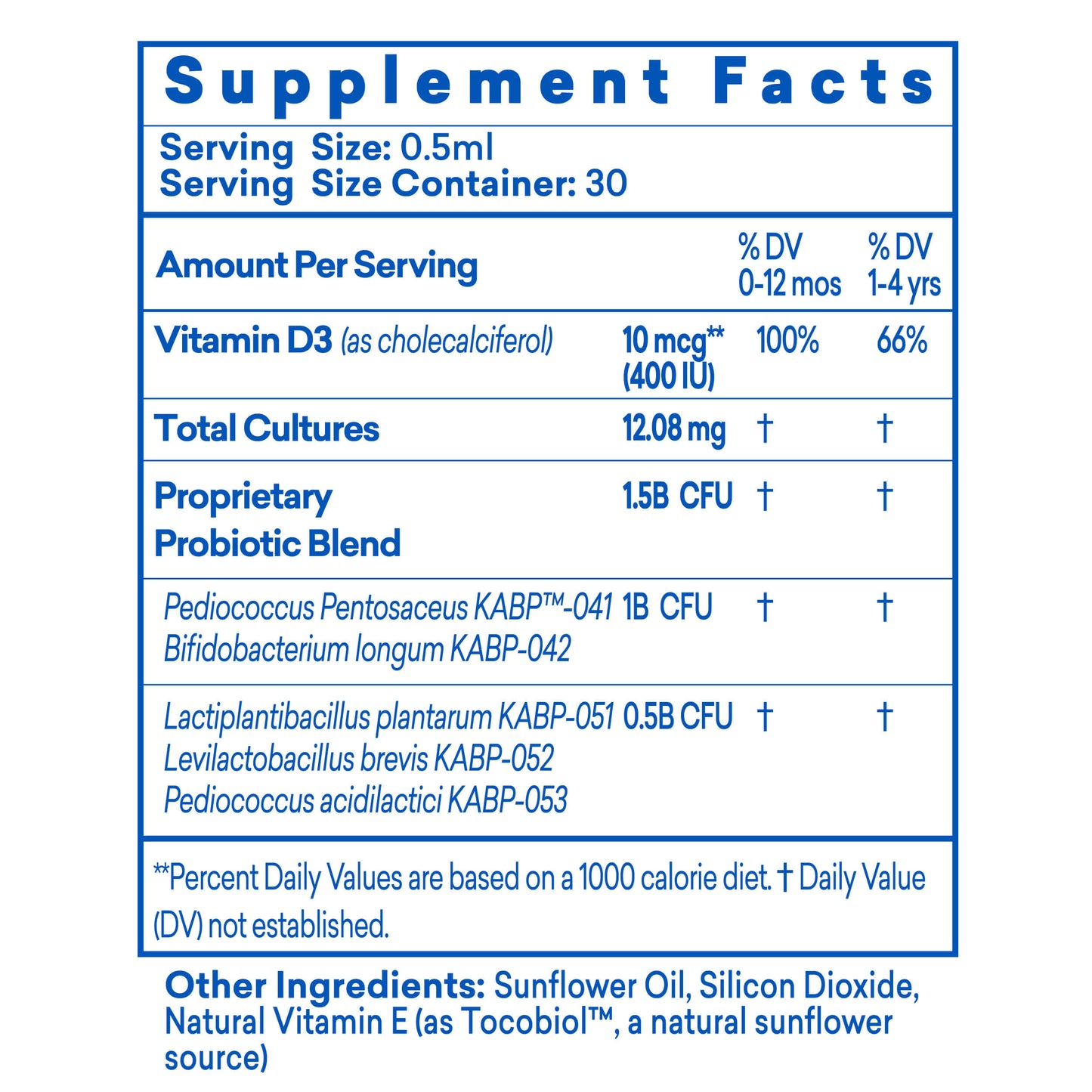 DrKids Probiotic Vitamin D Drops