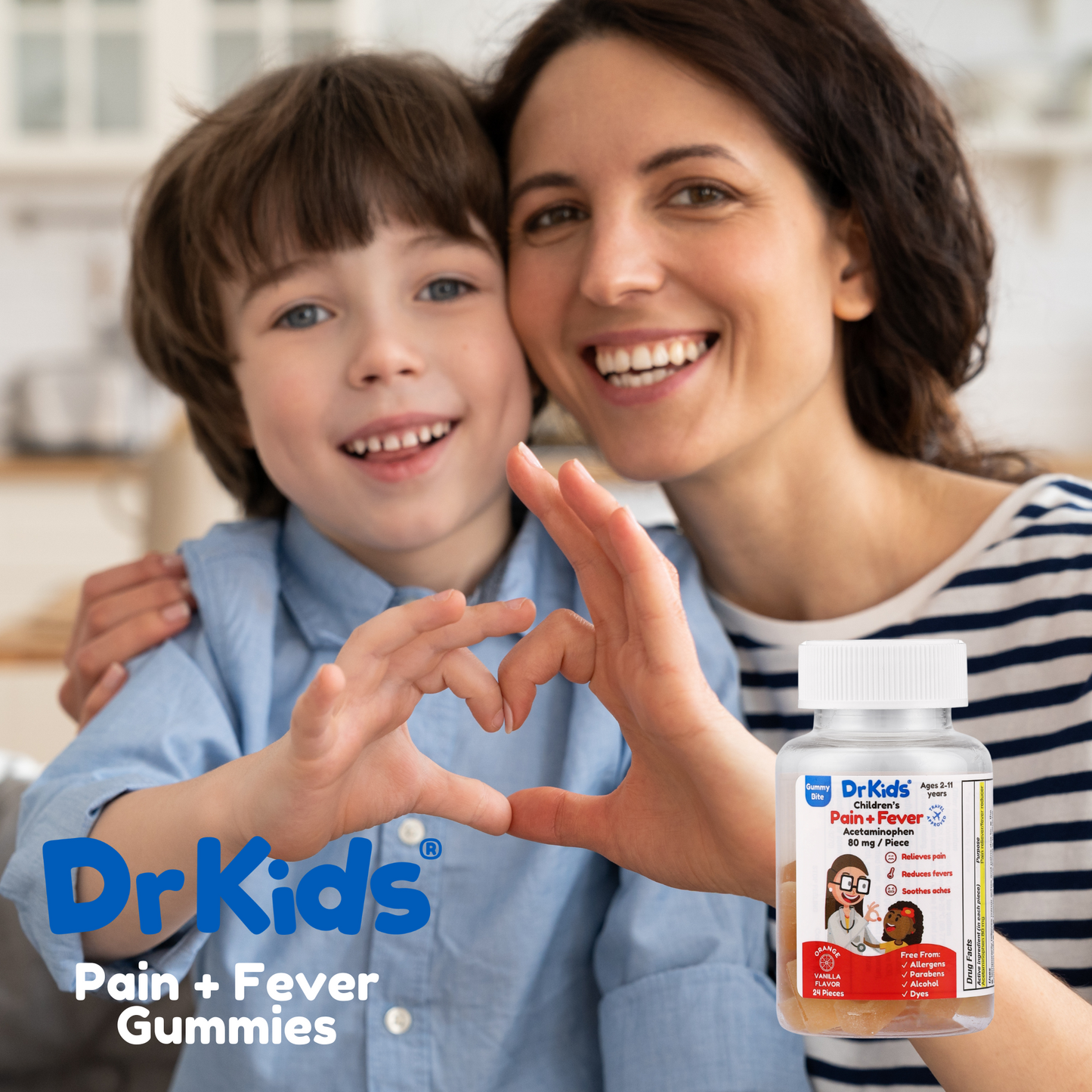 DrKids Children's Pain + Fever Gummy Bites