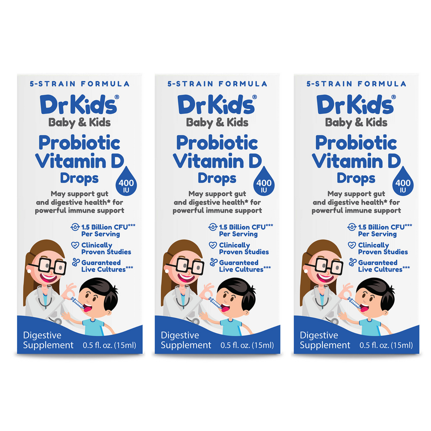 DrKids Probiotic Vitamin D Drops