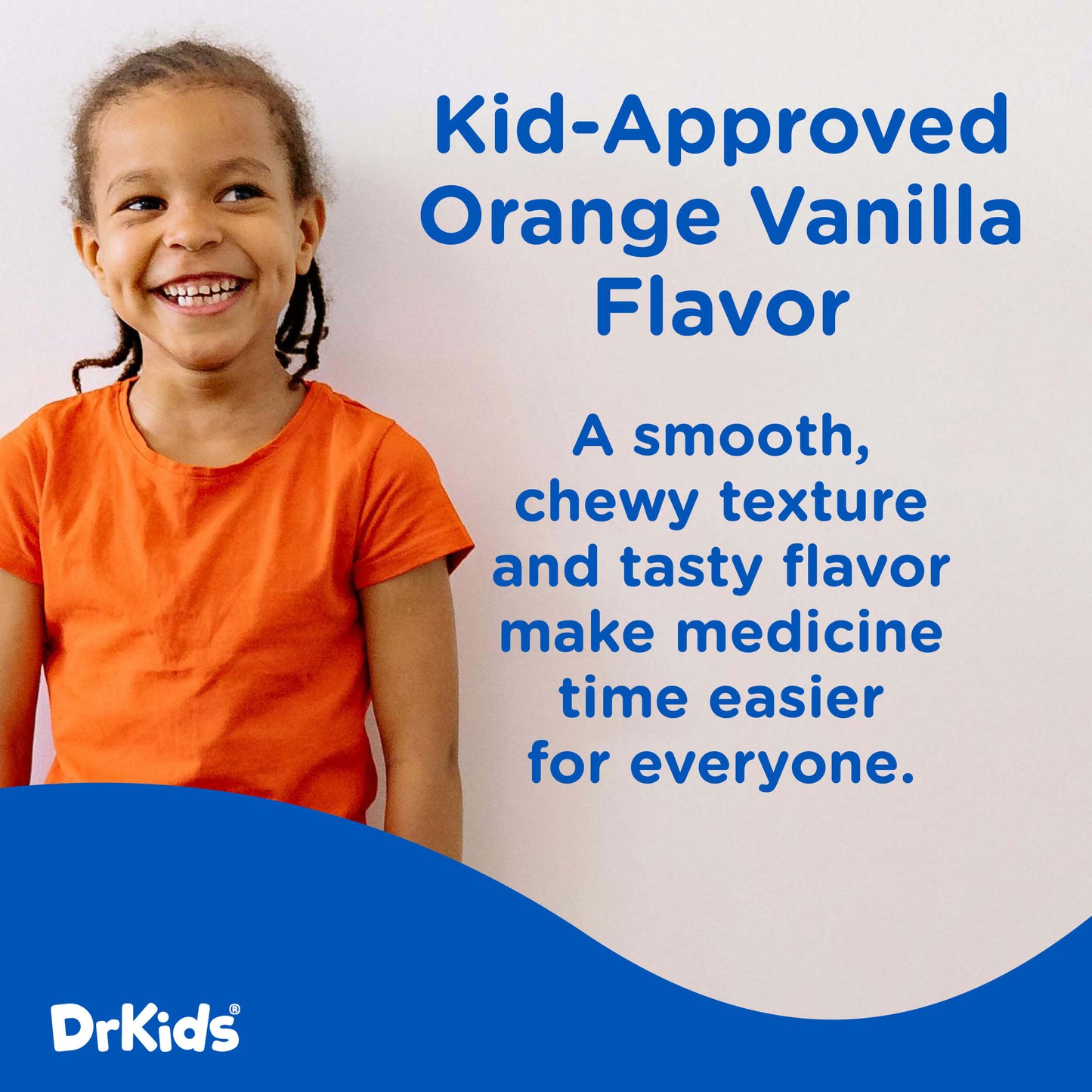 DrKids Children's Pain + Fever Gummy Bites (Orange Vanilla)